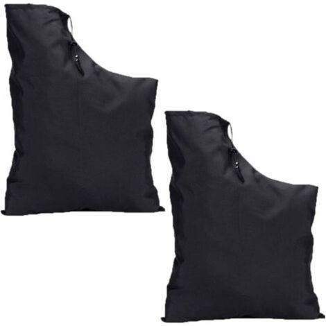 Pièces Reemplazo del Sac de Souffleur de Feuilles, Sac Aspirateur de Souffleur Feuilles, Sac de Rangement avec Cordon de Serrage, Sac Collection Feuilles, pour Souffleurs de Feuille (Noir)