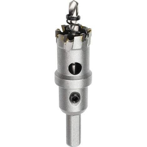 Foret de Scie Cloche en Métal, Coupeur de Trou de Dents en Carbure de Tungstène pour Tôle D'acier Inoxydable, Métal, Alliage, Fer, Bois (22.5mm) (1/5)