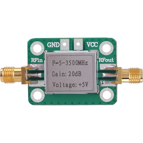LNA 5-3500MHz 20dB Gain Broadband Low Noise RF Amplifier With Shielding Shell (1/5)