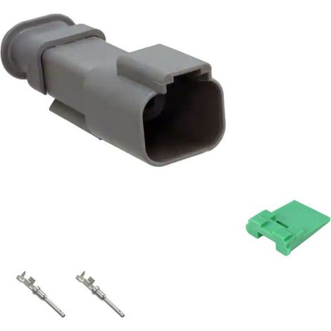 Kit connettore serie DT porta maschio 2 vie CE04