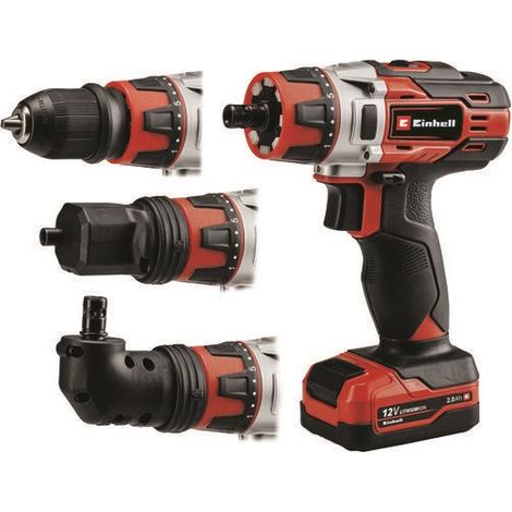 Einhell Taladro inalámbrico Kit TE-CD 12/1 3X -LI (1X2 Ah)