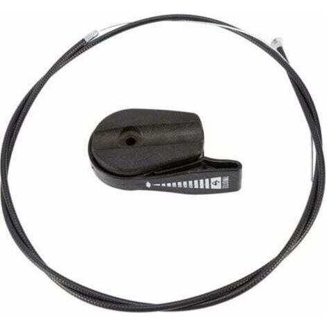 Câble d'accélérateur pour tondeuse à gazon Universel 65 '' Commande de remplacement de câble d'accélérateur Kit pour kit de poignée pour tondeuse à gazon Pièces de tondeuse à gazon GXV (1/4)