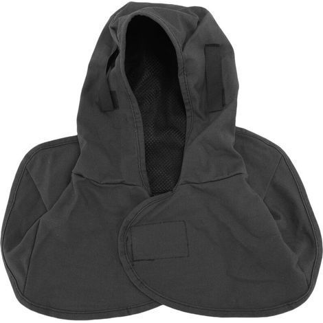 Cagoule de soudage en coton ignifuge avec drapé sur les épaules et le cou, Protection complète de la tête pour hommes et femmes, gris (1/5)