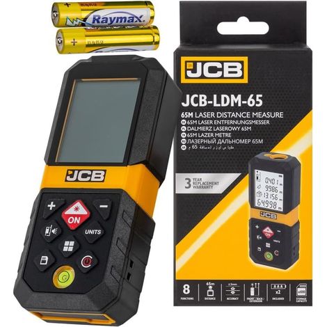 JCB Misuratore Laser preciso 65 metri di portata