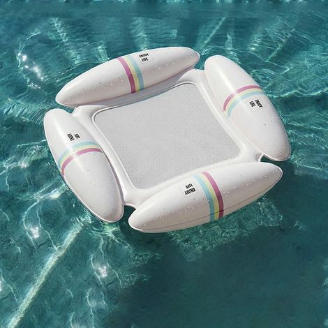 Matelas gonflable pour piscine, matelas flottant familial pour piscine et plage