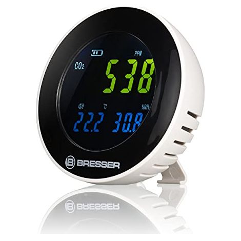 Monitor qualità aria Bresser INV bianco CO2 temperatura umidità (1/4)