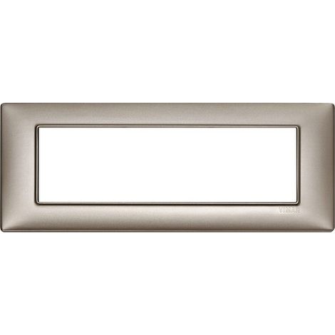 Placca 7M nichel perlato Vimar Plana 14657.74