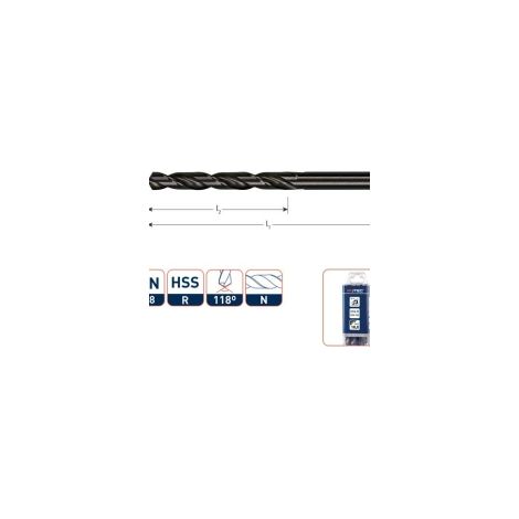 Foret trotec hss-g din 1897 3 mm 10 pièces