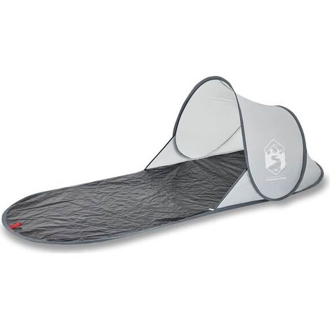 Tente de plage grise imperméable à ouverture rapide