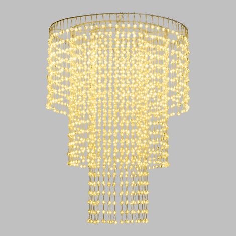 Lotti Lampadario Chandelier a Cascata H 100 Cm D 30 Cm D 52 Cm D 75 Cm (1/5)