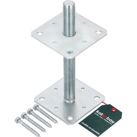 Säulenfuß PSR 110 110x110x250 m24 für Schraubbefestigung