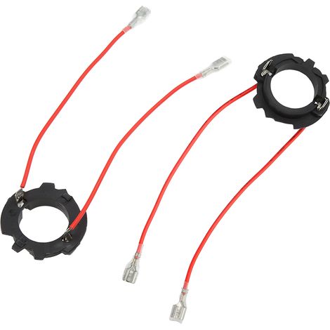 2pcs Adaptateur H7 pour LED Phares, Mini et Efficace, Installation Rapide, Résistant aux Chocs pour Véhicules (1/5)