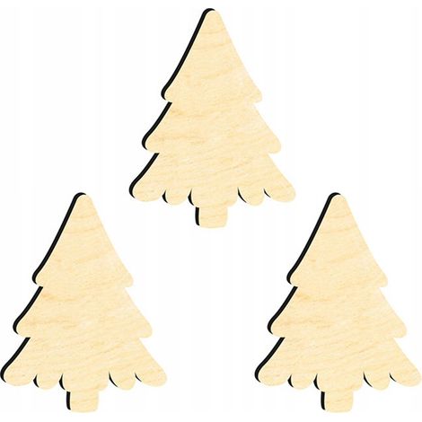Weihnachtsbaumschmuck aus Holz Z35 3 Stk. (1/3)