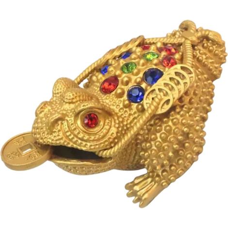 de crapaud figurine décorative de grenouille en alliage
