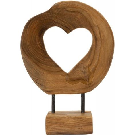 SCULTURA HASI IN TEAK RIC. CM 20X10X28  (PEZZI UNICI - NON RIP. IN SERIE)