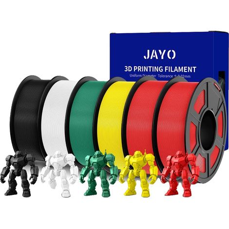 Filamento per stampante 3D, materiale PLA, compatibile con stampanti FDM, BKWTGGYL2RD (1/2)