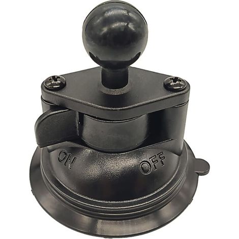Base con ventosa y bola de 2,5 cm para parabrisas de vehículos -Crezuo