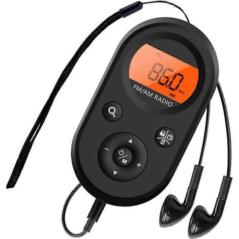 Tragbares AM/FM-Radio, wiederaufladbar, Transistoren, lange Akkulaufzeit