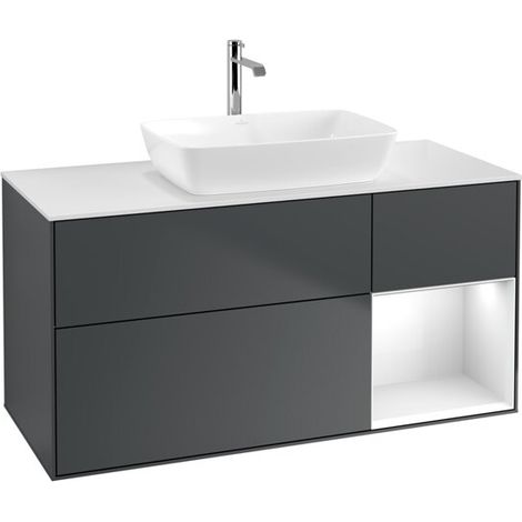 Villeroy & Boch F831GFHG Meuble sous-lavabo Finion F83 (1/2)