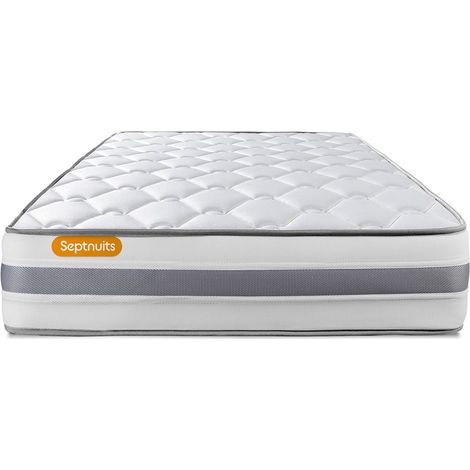 Ensemble matelas sommier Memo spring 90 x 200 cm - Couleur : Gris (1/4)