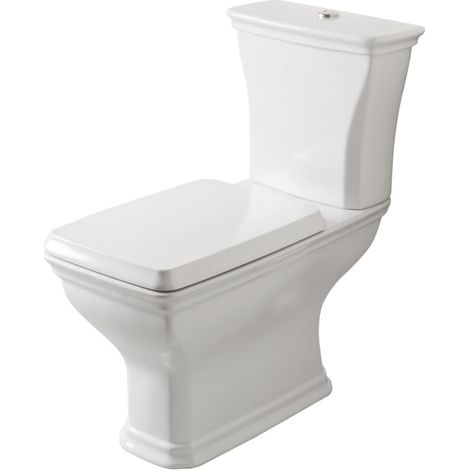 Kronenbach Zeta 2.0 Stand-WC Vario Tiefspüler inkl. WC-Sitz und Spülkasten (1/3)