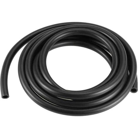 Tuyau NBR - 6 mm Diamètre Intérieur - 9 mm Diamètre Extérieur - 2,5 m Longueur - Pour Transport Eau et Fluides - 1 Pièce