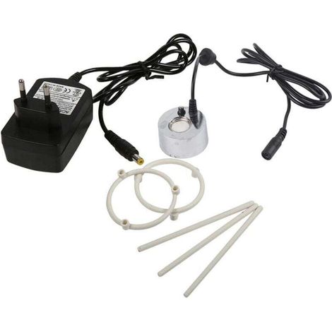 Brumisateur à ultrasons pour fontaine à eau, étang, atomiseur, humidificateur d'air avec adaptateur (1/4)