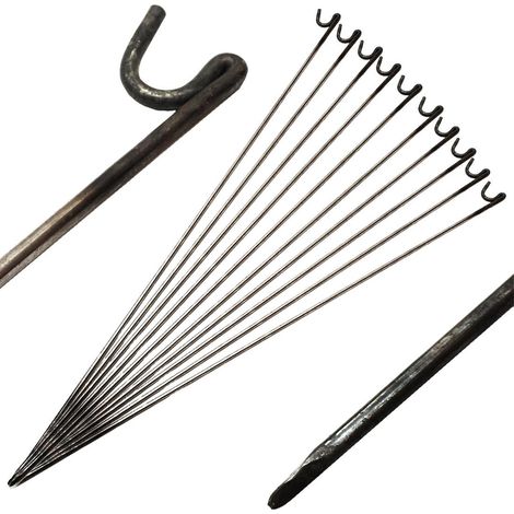 Oypla Steel Barrier Fencing Pins 10mm x 1150mm Pack Of 10 (1/5)