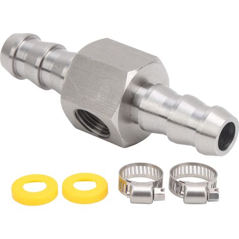 Adaptateur de type T pour capteurs de pression de carburant, compatible avec les connecteurs rapides universels automobiles 3/8. (1/5)