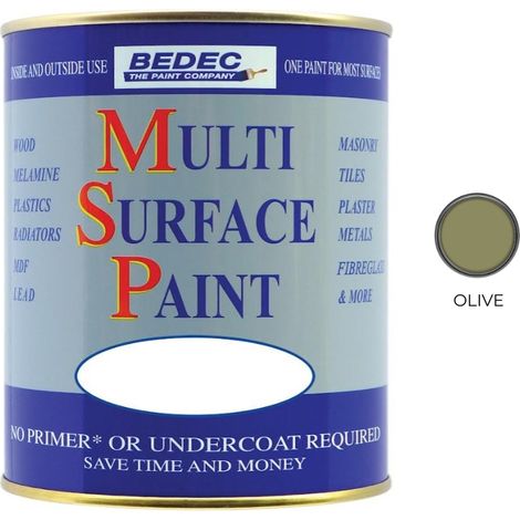 Bedec Multi Surface Paint - Gloss - Olive - 2.5L