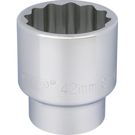 Draper 3/4-Inch Square Drive 12-Point Socket (42mm) for Professional Mechanical and Automotive Use (1/5)