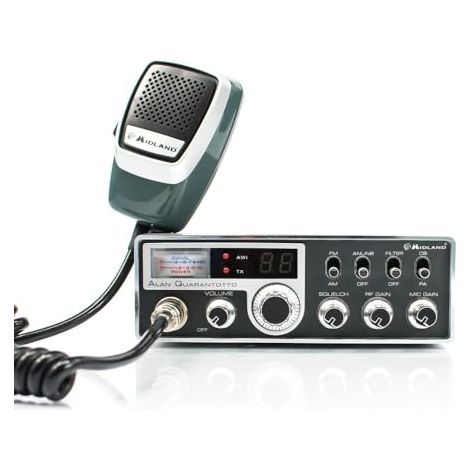 Radio CB Midland Alan Quarantotto 40 canaux – Fréquence 26,965-27,405 MHz – AM/FM – Écran LED – Pour camion (1/5)