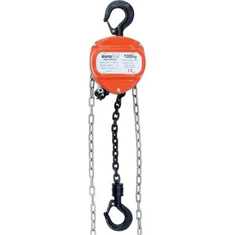 Paranco Eurolite 58000114 capacità 1.0t catena 10m