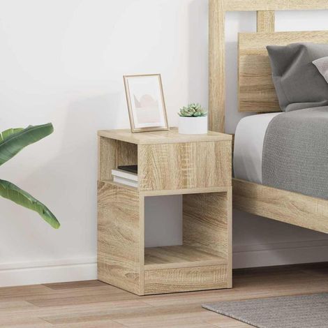 Beistelltisch 2 pcs Sonoma-Eiche 30,5 x 30 x 45 cm