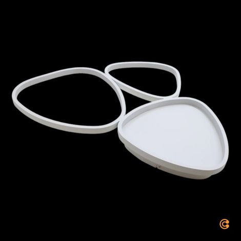 [NEUWERTIG] B-Ware Just Light Deckenleuchte Lampe Led Pebbles Weiß Dimmbar Memory Funktion Raum
