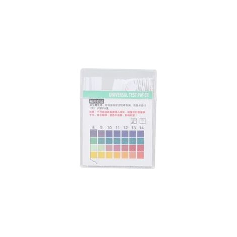 100pcs pH Papier Mesure professionnelle des bandes de test précises universelles pour les cosmétiques d'eau potable Sol PH0‑14