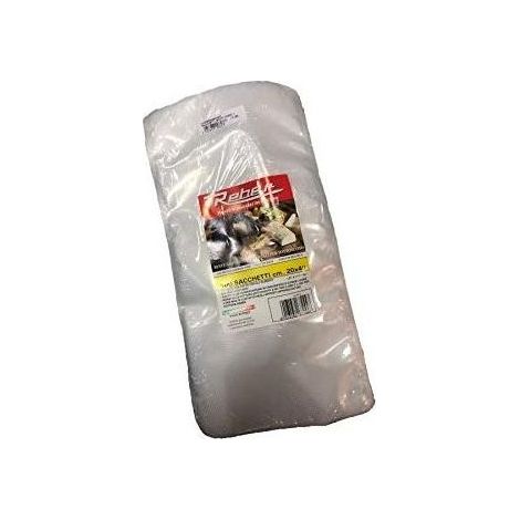 Buste sottovuoto goffrate 20x40 cm – Confezione da 100 pezzi – Reber