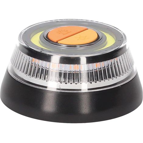 Lampe de signalisation V16 Lumière de secours avec base magnétique Balise signalisation danger pour voiture et moto