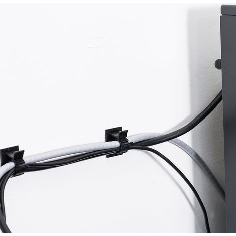 Fascette per cavi regolabili in nylon con supporti autoadesivi - AquaForge (1/5)