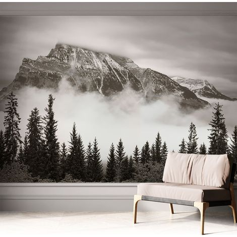 Papier peint autocollant Mural avec colle pour salon et chambre Décoration murale rapide Paysage montagneux 312x219 cm (1/5)