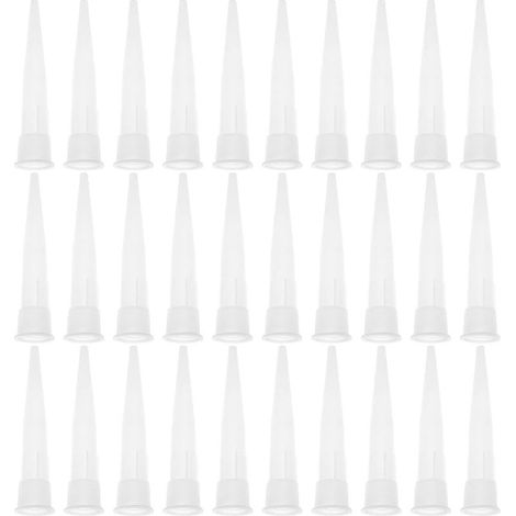 40 Pcs Cartouche Douilles, Embouts de Cartouche, Buse pour Silicone, Buse de Cartouche, Buse de Pistolet à Calfeutrer, Applicateur de Buses en Silicone pour Mastic Adhésif et Pistolet à Calfeutr (1/5)