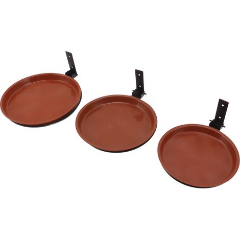 Baummontierter Vogelfutterspender und Vogelbad mit stabilem Metallring für Garten und Terrasse, 3 Töpfe und 3 Halterungen (1/5)