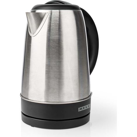 Hervidor eléctrico, 1,7 L, 2200 W, acero inoxidable, base giratoria de 360°