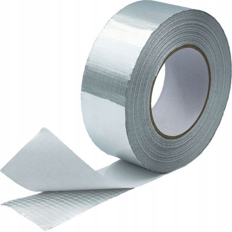 Nastro isolante in alluminio rinforzato 50 mm x 50 m (1/3)