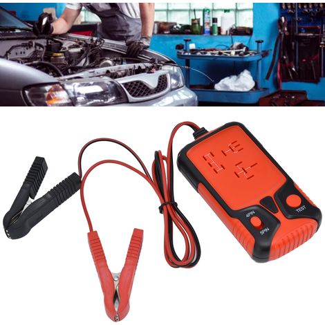 12V-Batterietester, Relaistester, tragbarer Hochtemperaturtester (rot) (1/5)