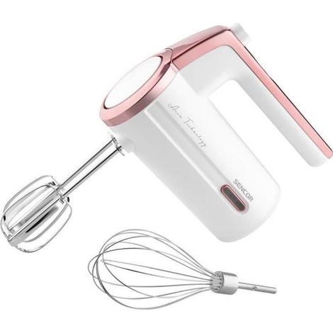 Sencor SHM 9000WH batteur électrique rose et blanc sans fil (1/5)