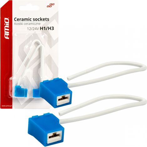 Keramische Winkelwürfel H1 H3 Steckdose amio-03051 (1/3)