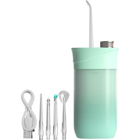 Rinçage Dentaire - Appareil Électrique Télescopique Étanche - Usage Domestique - Réservoir 200 Ml - 3 Modes De Pression - 1 Pièce
