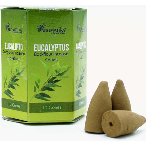 Encens Masala Backflow pack de 10 - Eucalyptus- Vendu par 1 (1/2)