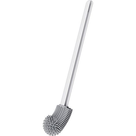Brosse de toilette courbée en silicone (1/5)